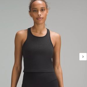 Lululemon Ebb to Street Cropped Racerback Tank Top